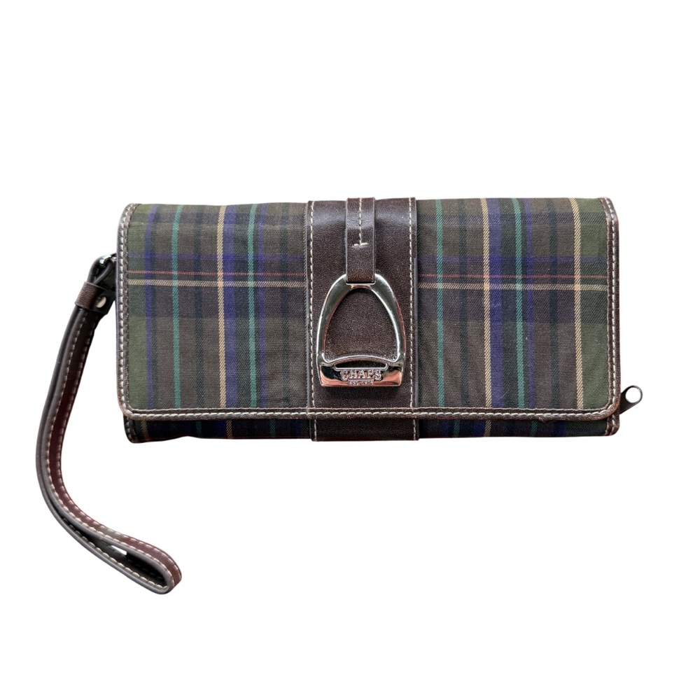 Chaos Plaid Wristlet Wallet
